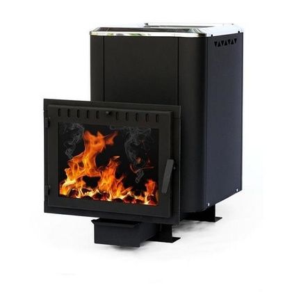 Печь для бани НМК Сибирь «Сибирь-24» кожух со стеклом в Анапе