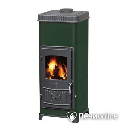 Отопительная печь Plamen Dora 10 N зеленая в Анапе