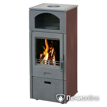Отопительно-варочная печь Plamen Laguna коричневая в Анапе