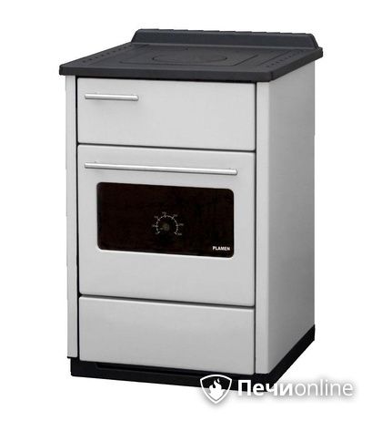 Отопительно-варочная печь Plamen Calorex 60 N белая в Анапе