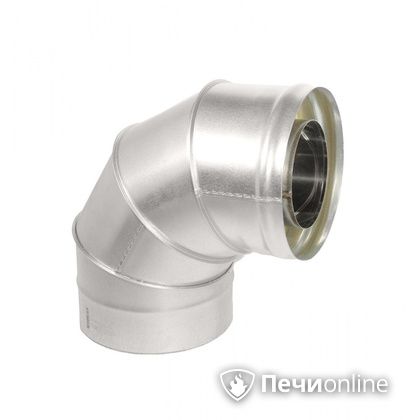 Колено 90° сэндвич Теплов и Сухов Отвод Термо 87* ОТ-Р 430-0.5/оцинковка D150/210 ТиС в Анапе