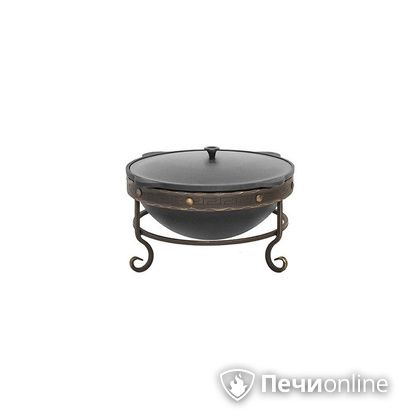 Аксессуары и комплектующие для банных печей Везувий Подставка под казан 12л кованная в Анапе