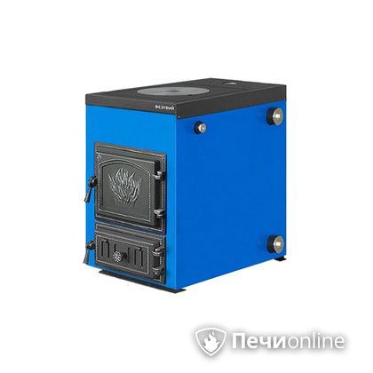 Отопительный котел Везувий Эльбрус-18 с плитой Везувий В1 в Анапе