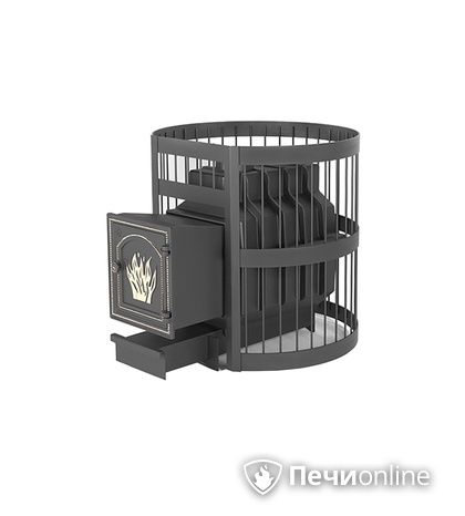 Дровяная печь-каменка Везувий Легенда Ретро Стандарт" 24 (ДТ-4) в Анапе