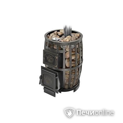 Дровяная печь-каменка Везувий Легенда Русский пар Ковка 24 (271) б/в в Анапе
