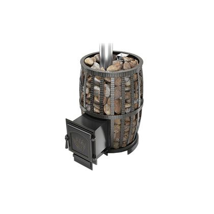 Дровяная печь-каменка Везувий Легенда Русский пар Ковка 24 (271) в Анапе