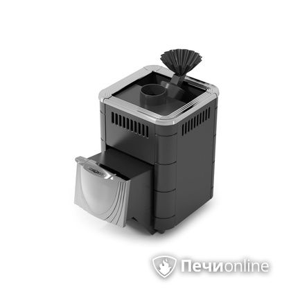 Дровяная печь-каменка TMF Гейзер Микра 2017 Inox ДН ЗК антрацит в Анапе