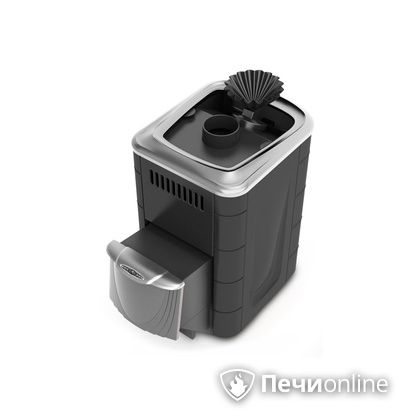 Дровяная печь-каменка TMF Гейзер Мини 2016 Inox ДН ЗК антрацит в Анапе