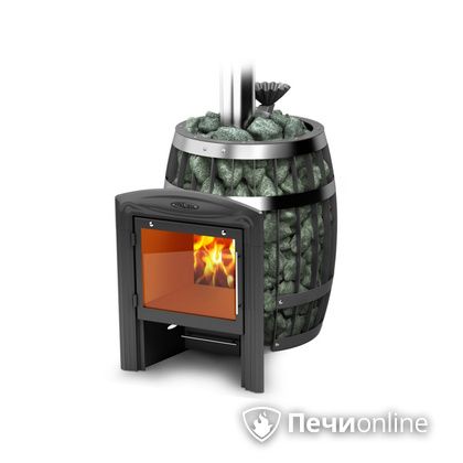 Дровяная банная печь TMF Саяны II Carbon Витра ЗК в Анапе