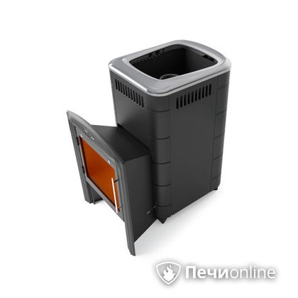 Дровяная печь-каменка TMF Тунгуска Cast Витра антрацит в Анапе