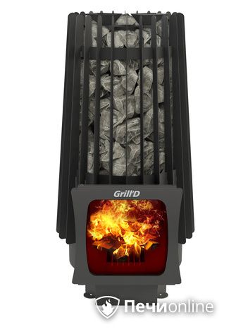 Дровяная печь-каменка GrillD Cometa Vega 180 window short Max в Анапе