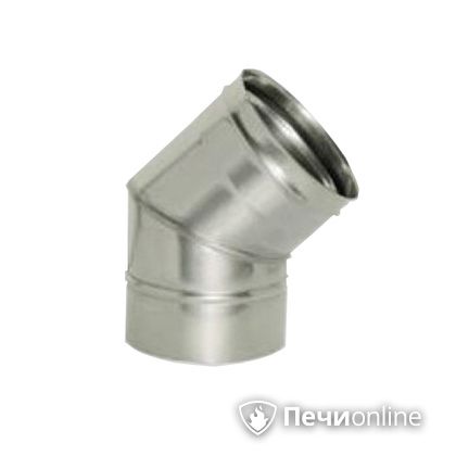 Дымоход Дымок Колено 45° одностенный 0.8 мм ОТНR_45 150 в Анапе