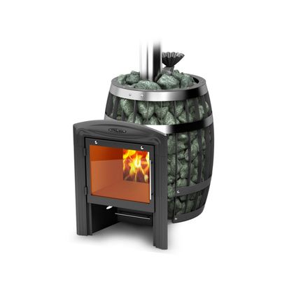 Дровяная банная печь TMF Саяны II Inox Витра ЗК в Анапе