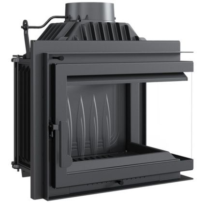 Каминная топка Kratki SIMPLE/M/S/P/BS угловое стекло справа в Анапе