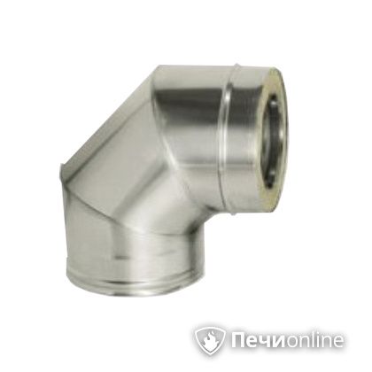 Дымоход Дымок Колено 90° с изоляцией 0.5 мм. OТFR90 150/230 в Анапе