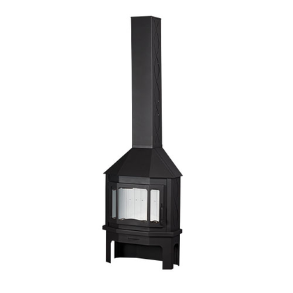 Печь-камин Бавария (Экокамин) Угловой Мюнхен, черный в Анапе