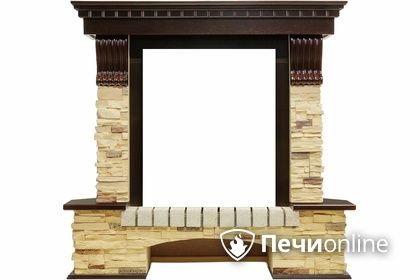 Портал для электрокамина Royal Flame Pierre Luxe угловой сланец под классический очаг в Анапе