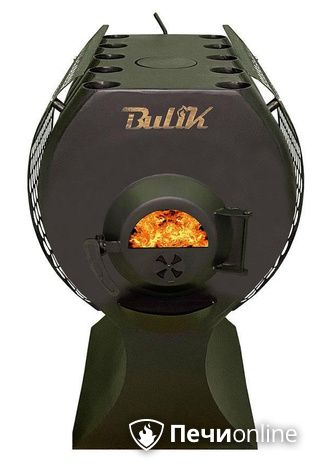 Отопительно-варочная печь Березка BulyK 400 Плюс со стеклом и экранами боковыми в Анапе