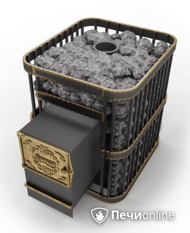 Дровяные печи-каменки Сабантуй Квадро Чугун 16 в Анапе