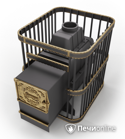 Дровяные печи-каменки Сабантуй Квадро Чугун 24 в Анапе