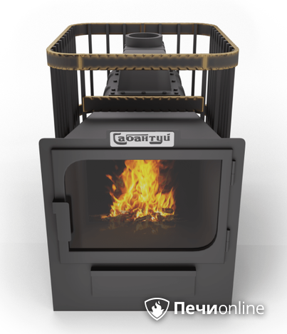 Дровяные печи-каменки Сабантуй Квадро Чугун 24 панорама в Анапе