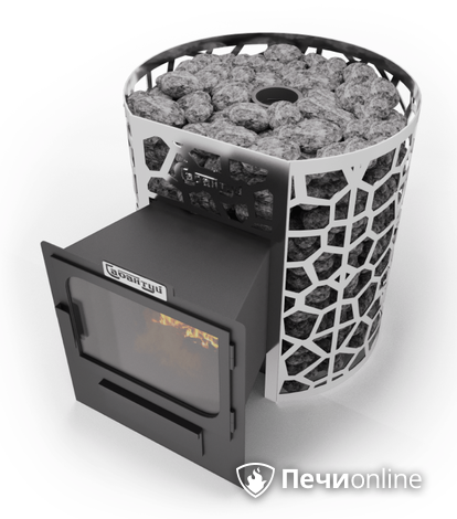 Дровяные печи-каменки Сабантуй Саванна Чугун 24 панорама в Анапе