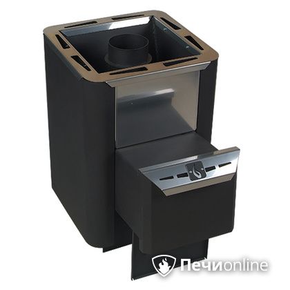 Дровяная банная печь Конвектика Колибри 9 антрацит в Анапе