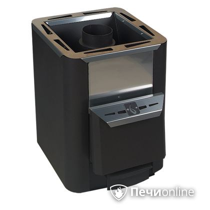 Дровяная банная печь Конвектика Колибри 9У антрацит в Анапе