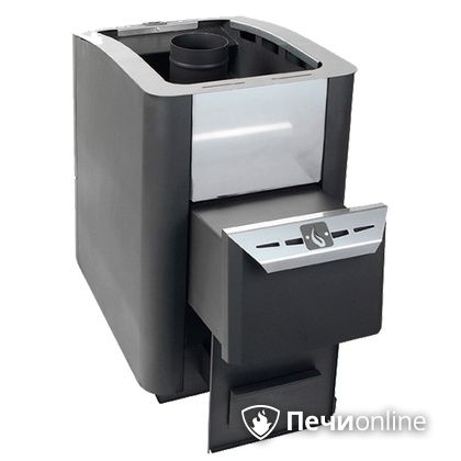 Дровяная банная печь Конвектика 12 антрацит в Анапе