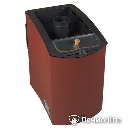 Дровяная банная печь Конвектика 12Б терракота в Анапе