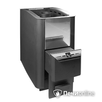 Дровяная банная печь Конвектика 16 антрацит в Анапе