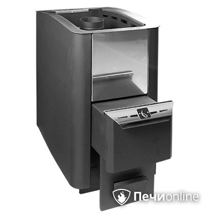 Дровяная банная печь Конвектика 26 антрацит в Анапе
