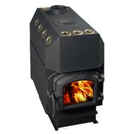 Печь буржуйка Конвектика Ставр 150 с варочной поверхностью и чугунной дверцей