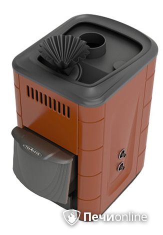 Дровяная печь-каменка TMF Гейзер Мини 2016 Carbon ДА КТК ЗК ТО терракота в Анапе