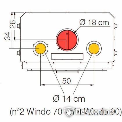 Каминная топка Edilkamin WINDO 70 bianco в Анапе