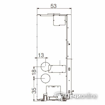 Каминная топка Edilkamin WINDO 120 nero в Анапе