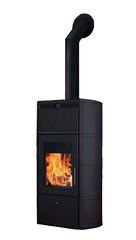 Печь-камин Edilkamin Flamma 24 kw V.A. Grigio Scuro с Т/О