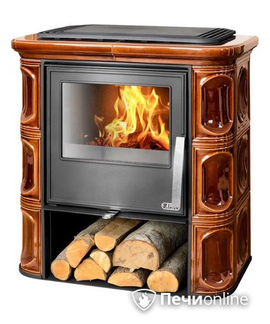 Печь-камин ABX Florencie, коричневая в Анапе