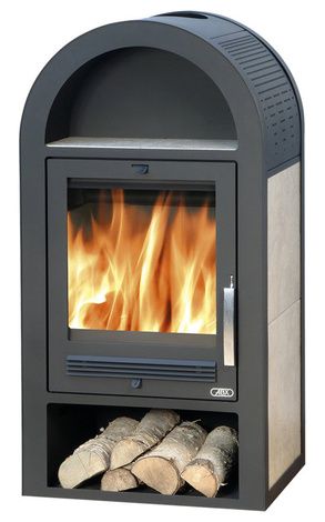 Печь-камин ABX Stockholm 8 (7кВ в воду, 5,5кВ в воздух), керамика в Анапе