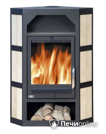 Печь-камин ABX Lahti (угловой), керамика в Анапе
