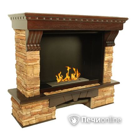 Биокамин Firebird Валенсия (Valencia) темный дуб, угловой в Анапе