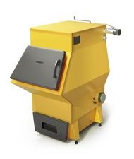 Твердотопливный котел TMF Ташкент Лайт 16кВт под АРТ и ТЭН ЧВП желтый