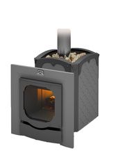 Дровяная банная печь Теплодар Былина-12 Ч Панорама (1.1)