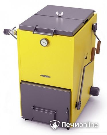 Твердотопливный котел TMF Цельсий Электро 25кВт АРТ ТЭН 6кВт желтый в Анапе