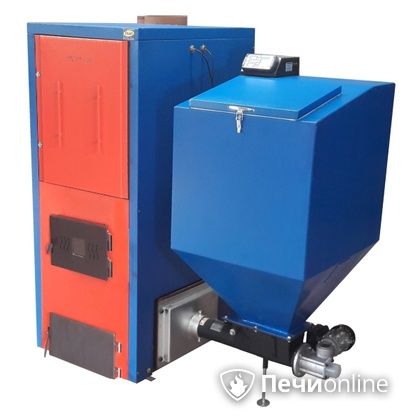 Пеллетный котел Старт 100-GR (правый бункер) в Анапе