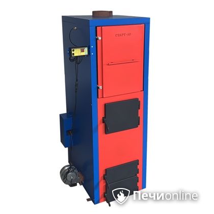Твердотопливный котел длительного горения Старт 50-Long-MAX (левый) в Анапе