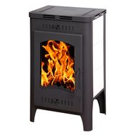 Печь-камин Экокамин Бавария Оптима с металлической крышкой, 6 кВт