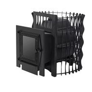 Дровяная банная печь Протопи Чугунка 16 Подкова С