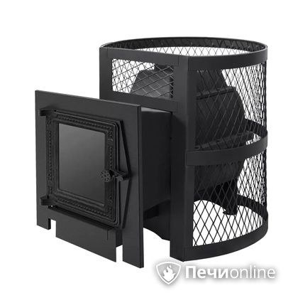 Дровяная банная печь Протопи Чугунка 16 Финка С в Анапе