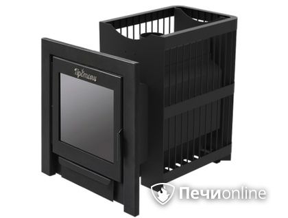 Дровяная банная печь Протопи Сетка 14 Панорама в Анапе